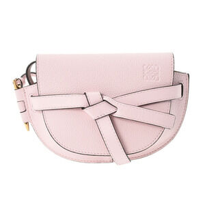 Loewe Gate Pink Calfskin Shoulder Bag